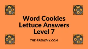 Word Cookies Lettuce Level 7 Answers
