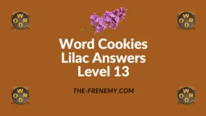 Word Cookies Lilac Level 13 Answers