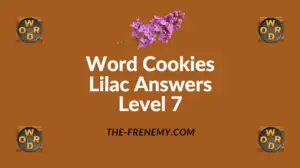 Word Cookies Lilac Level 7 Answers