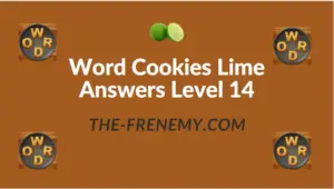 Word Cookies Lime Answers Level 14