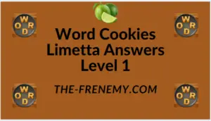 Word Cookies Limetta Level 1 Answers