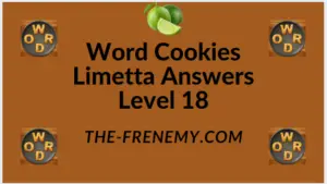 Word Cookies Limetta Level 18 Answers