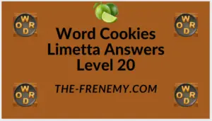 Word Cookies Limetta Level 20 Answers