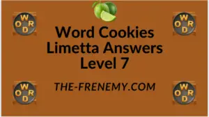 Word Cookies Limetta Level 7 Answers