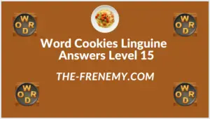 Word Cookies Linguine Level 15 Answers