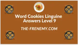 Word Cookies Linguine Level 9 Answers