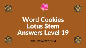 Word Cookies Lotus Stem Answers Level 19