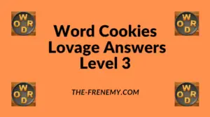 Word Cookies Lovage Level 3 Answers