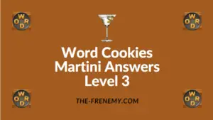 Word Cookies Martini Answers Level 3