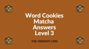 Word Cookies Matcha Level 3 Answers