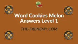 Word Cookies Melon Answers Level 1