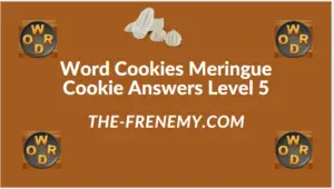 Word Cookies Meringue Cookie Level 5 Answers