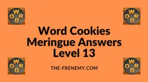 Word Cookies Meringue Level 13 Answers