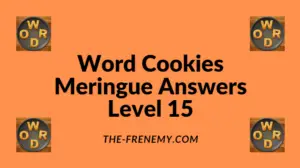 Word Cookies Meringue Level 15 Answers