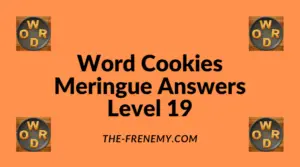 Word Cookies Meringue Level 19 Answers