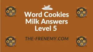 Word Cookies Milk Answers Level 5