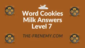 Word Cookies Milk Answers Level 7