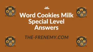 Word Cookies Milk Special Level Answers
