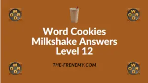 Word Cookies Milkshake Answers Level 12