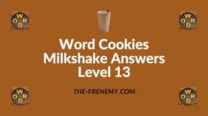 Word Cookies Milkshake Answers Level 13