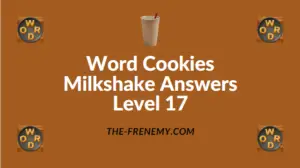 Word Cookies Milkshake Answers Level 17