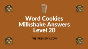 Word Cookies Milkshake Answers Level 20