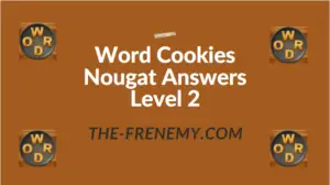 Word Cookies Nougat Answers Level 2