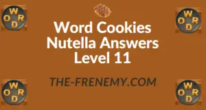 Word Cookies Nutella Answers Level 11