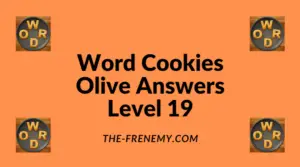 Word Cookies Olive Level 19 Answers