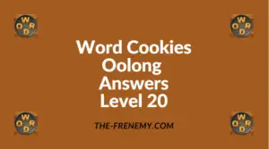 Word Cookies Oolong Level 20 Answers