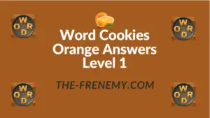 Word Cookies Orange Answers Level 1