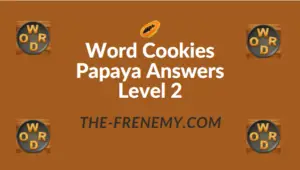 Word Cookies Papaya Answers Level 2
