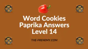 Word Cookies Paprika Answers Level 14
