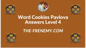 Word Cookies Pavlova Level 4 Answers