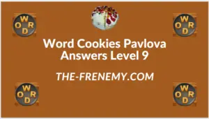 Word Cookies Pavlova Level 9 Answers