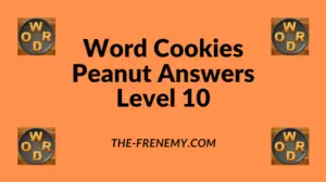 Word Cookies Peanut Level 10 Answers