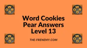 Word Cookies Pear Level 13 Answers