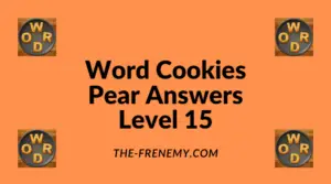 Word Cookies Pear Level 15 Answers