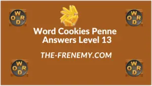 Word Cookies Penne Level 13 Answers