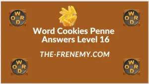 Word Cookies Penne Level 16 Answers