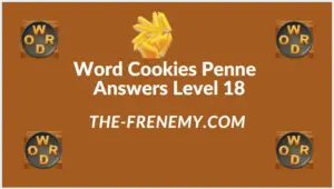 Word Cookies Penne Level 18 Answers