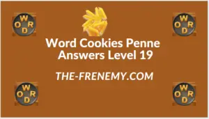 Word Cookies Penne Level 19 Answers