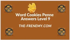 Word Cookies Penne Level 9 Answers