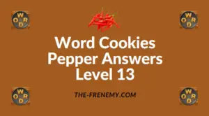 Word Cookies Pepper Answers Level 13