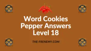 Word Cookies Pepper Answers Level 18