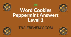 Word Cookies Peppermint Answers Level 1