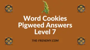 Word Cookies Pigweed Answers Level 7