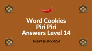 Word Cookies Piri Piri Answers Level 14