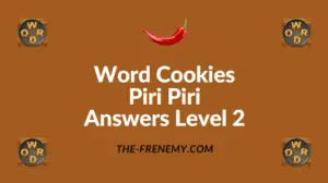Word Cookies Piri Piri Answers Level 2
