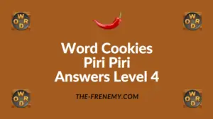 Word Cookies Piri Piri Answers Level 4